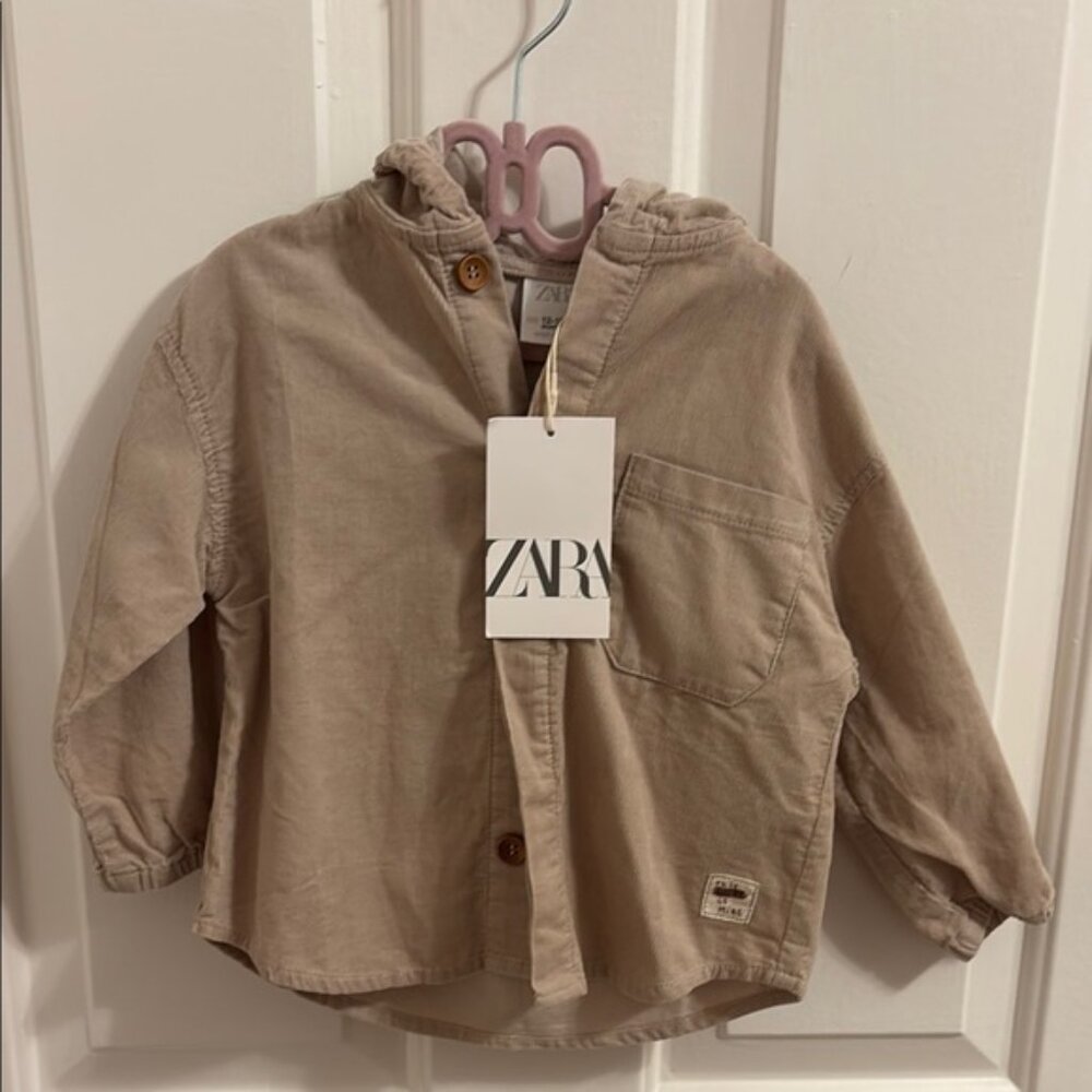 Kids Zara Tan Corduroy Jacket